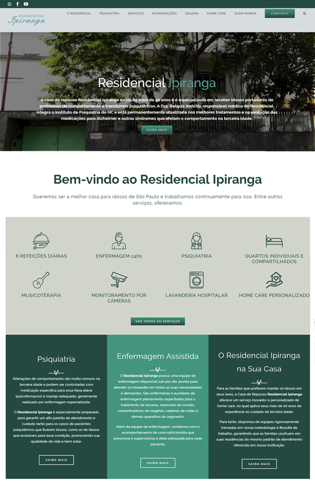 Site Residencial Ipiranga, por Malka Digital
