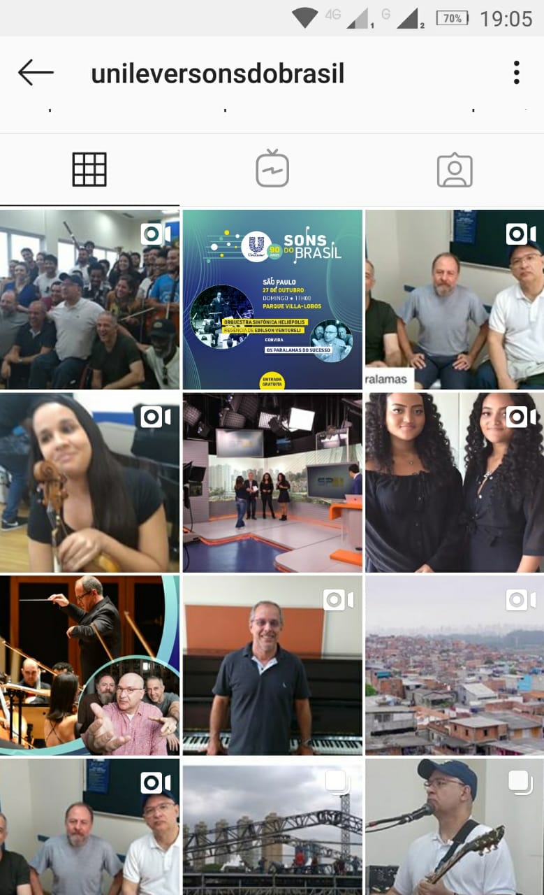 Instagram Unilever Sons do Brasil, por Malka Digital